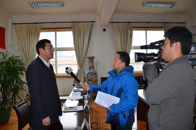 教務處處長、招生辦主任邵一江教授接受安徽電視臺記者采訪